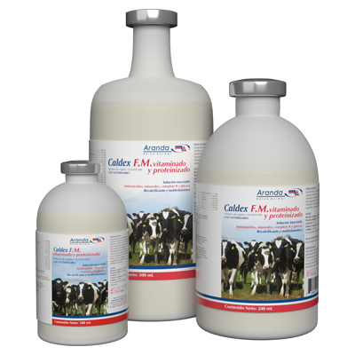 CALDEX F.M. VITAMINADO Y PROTEINIZADO Sol. inyectable