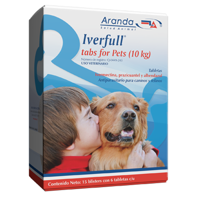 IVERFULL TABS FOR PETS (10 KG) Tabletas
