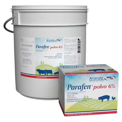 PARAFEN POLVO 6% Polvo oral