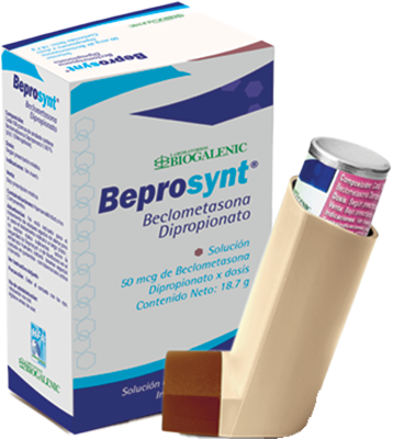 BEPROSYNT Solución para inhalador 250 mcg