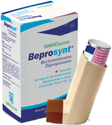 BEPROSYNT Solución para inhalador 50 mcg