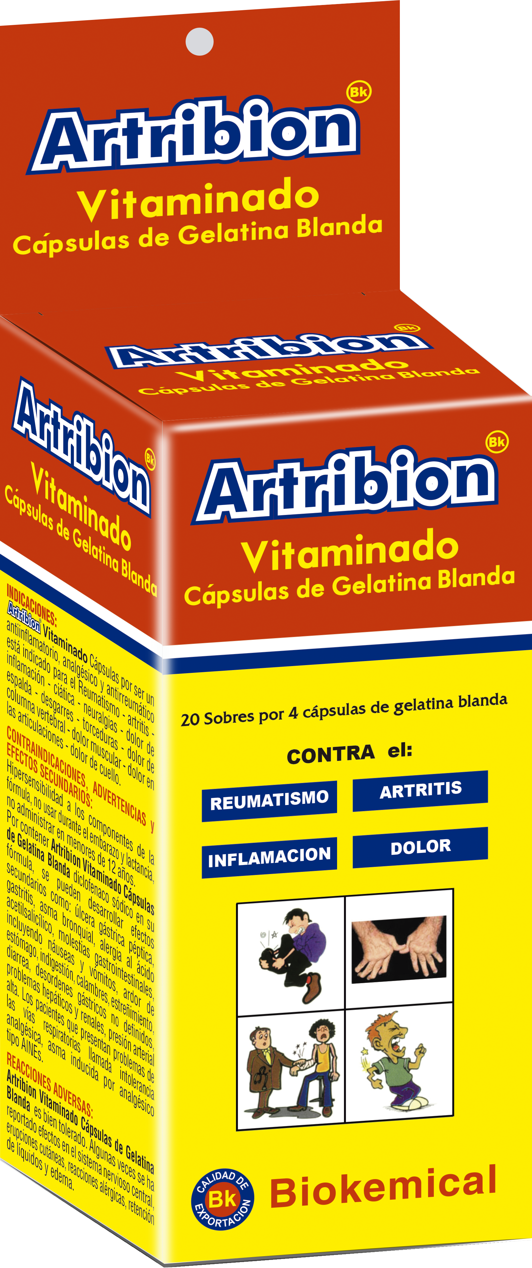 ARTRIBION VITAMINADO Cápsula de gelatina blanda