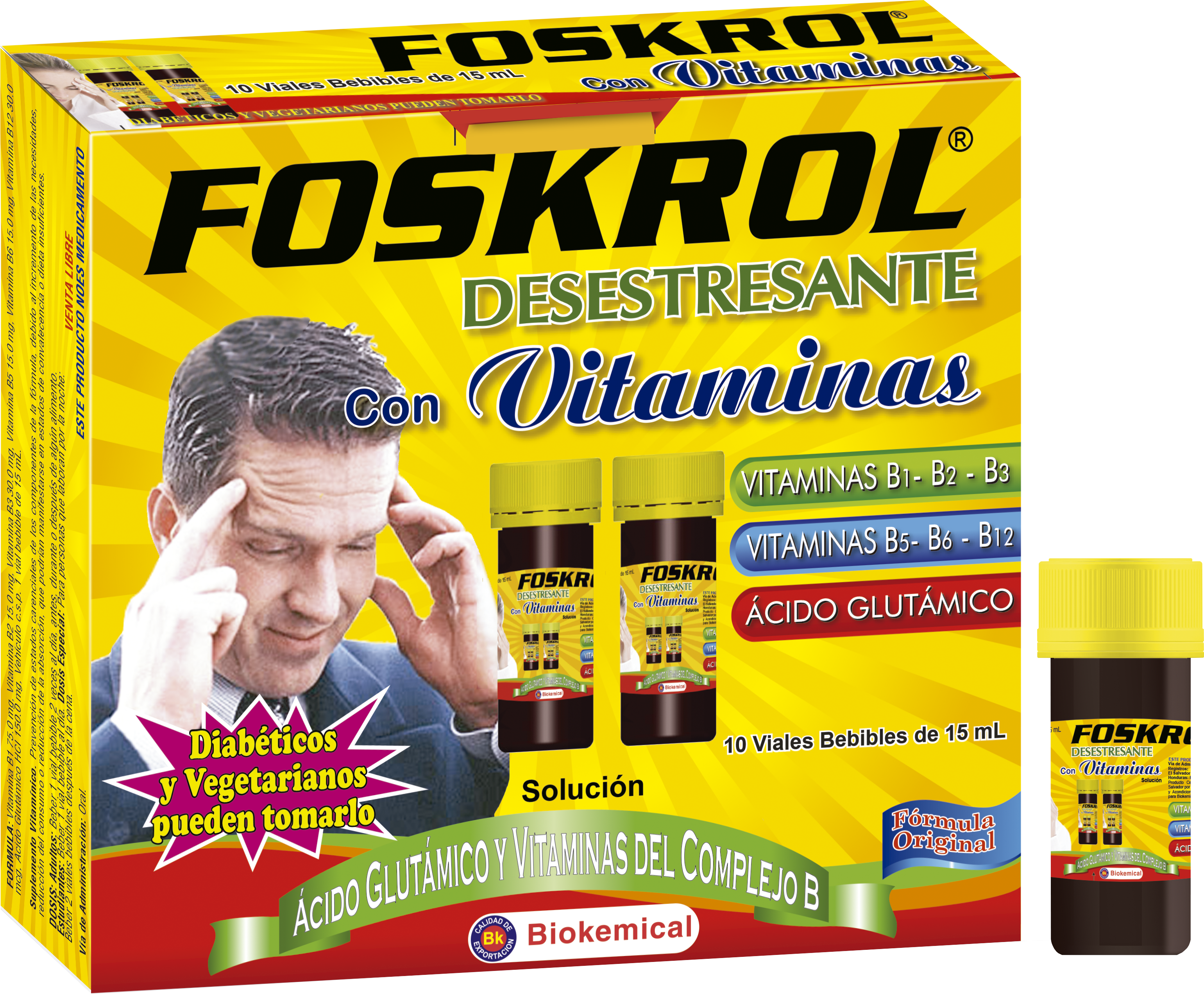 FOSKROL DESESTRESANTE Solución oral