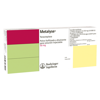 METALYSE Polvo y disolvente para solución inyectable