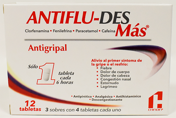 ANTIFLU-DES MÁS Tabletas