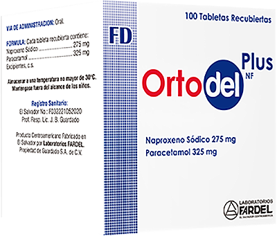 ORTODEL PLUS NF Tabletas recubiertas