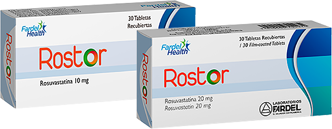 ROSTOR 10MG Tabletas recubiertas