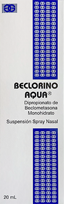 BECLORINO AQUA SUSPENSIÓN SPRAY NASAL Suspensión en spray nasal