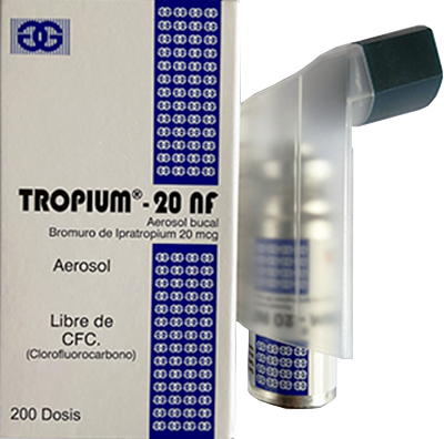 TROPIUM 20 NF AEROSOL BUCAL Aerosol bucal