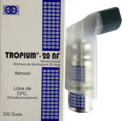 TROPIUM 20 NF AEROSOL BUCAL Aerosol bucal