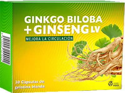 GINKGO BILOBA + GINSENG LV Cápsulas de gelatina blanda
