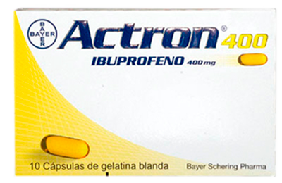 ACTRON 400 MG Cápsulas de gelatina blanda