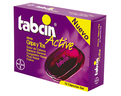 TABCIN ACTIVE Cápsula de gelatina blanda