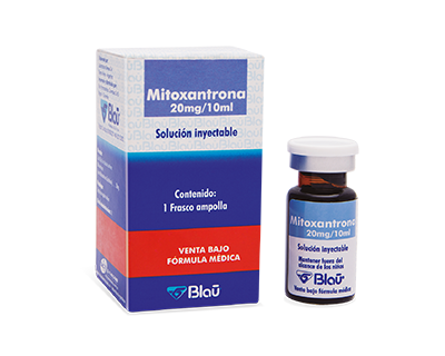 MITOXANTRONA BLAU Solución inyectable