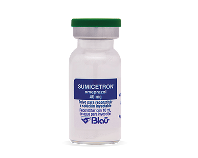 SUMICETRON OMEPRAZOL BLAU Polvo liofilizado