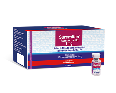 SUREMIFEN  REMIFENTANILO 1MG BLAU Polvo liofilizado