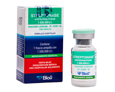 STREPTONASE ESTREPTOQUINASA BLAU Polvo liofilizado