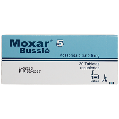 MOXAR 5 Y 5 MG/ML Tabletas