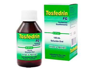 TOSFEDRIN FG Solución oral