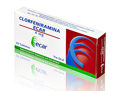 CLORFENIRAMINA ECAR Tabletas