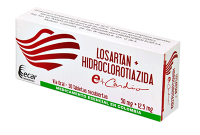 LOSARTAN + HIDROCLOROTIAZIDA Tabletas recubiertas
