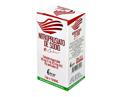 NITROPRUSIATO DE SODIO-ECAR Polvo para inyección