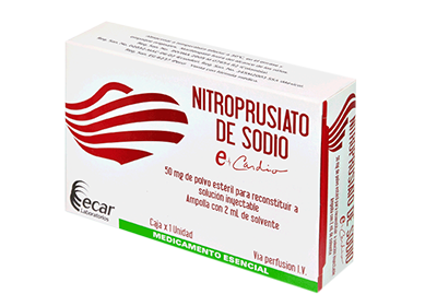 NITROPRUSIATO DE SODIO-ECAR Polvo para inyección