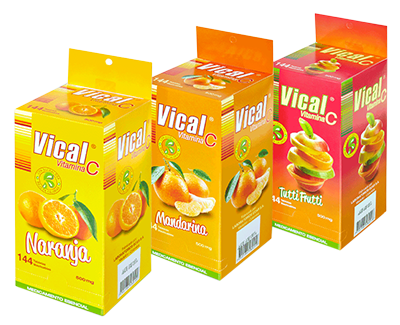 VICAL VITAMINA C Tabletas masticables