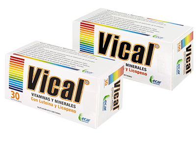 VICAL VITAMINAS Y MINERALES Tabletas recubiertas