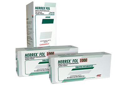 HERREX FOL 1000 Tabletas recubiertas
