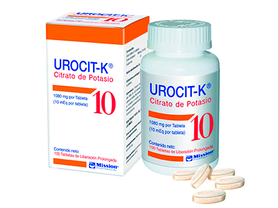 UROCIT-K Tabletas de liberación prolongada