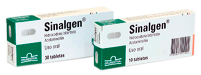 SINALGEN 5 MG/325 MG  / SINALGEN FORTE 7,5 MG/325 MG  / SINALGEN MAX 10 MG/325 MG Tabletas