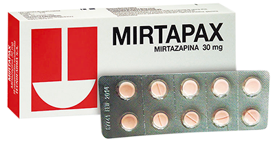 MIRTAPAX 30 MG Tabletas cubiertas