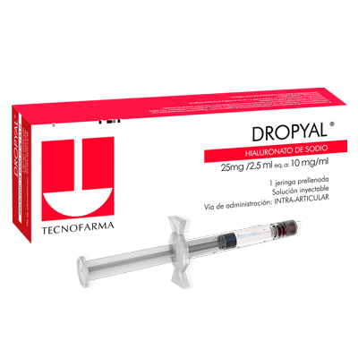 DROPYAL 25 MG Solución inyectable
