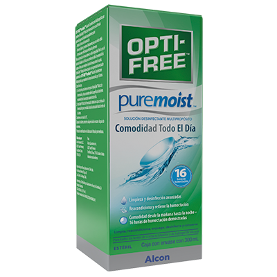 OPTI-FREE PUREMOIST Solución desinfectante multipropósito