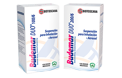 BUDEMAR DÚO  Aerosol bucal