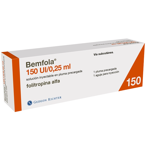 BEMFOLA 150 UI/0,25 ML Solución inyectable