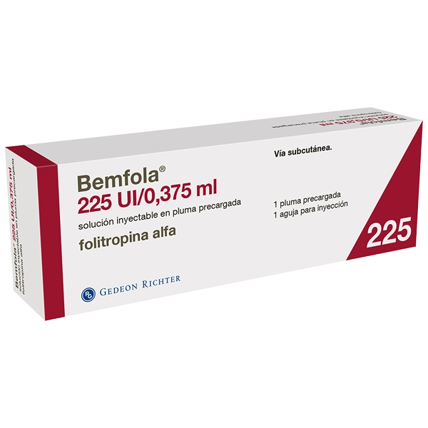 BEMFOLA 225 UI/0,375 ML Solución inyectable