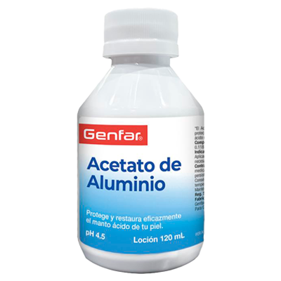 ACETATO DE ALUMINIO GENFAR Loción