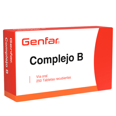 TIAMINA MONONITRATO + RIBOFLAVINA + NICOTINAMIDA + PIRIDOXINA CLORHIDRATO GENFAR
