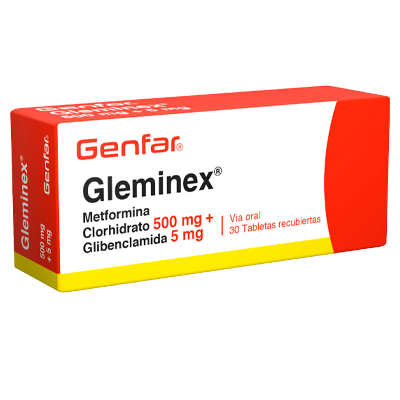 METFORMINA CLORHIDRATO 500 MG + GLIBENCLAMIDA 5 MG GENFAR