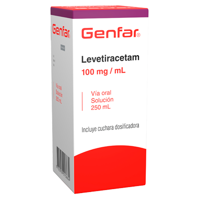 LEVETIRACETAM GENFAR 10G/100ML Tabletas