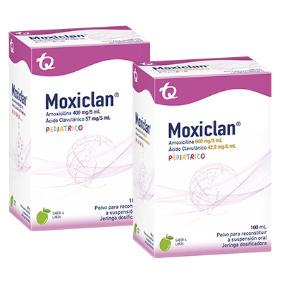 MOXICLAN Polvo para reconstituir a suspensión oral