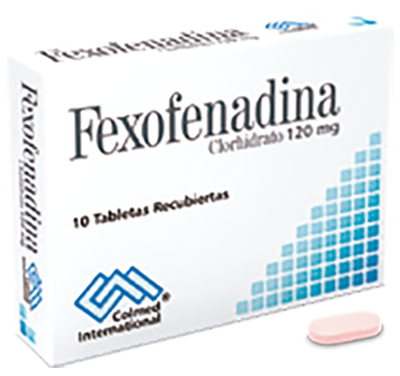 FEXOFENADINA COLMED Tabletas recubiertas