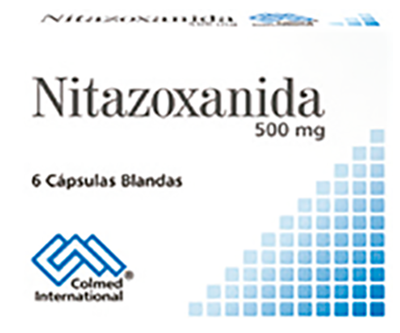 NITAXOZANIDA COLMED Cápsula de gelatina blanda