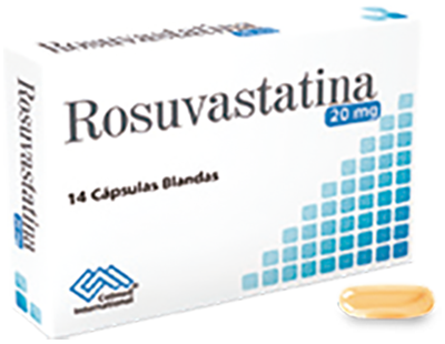 ROSUVASTATINA COLMED 20 MG Cápsulas blandas