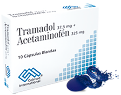 TRAMADOL + ACETAMINOFEN COLMED Cápsulas de gelatina blanda