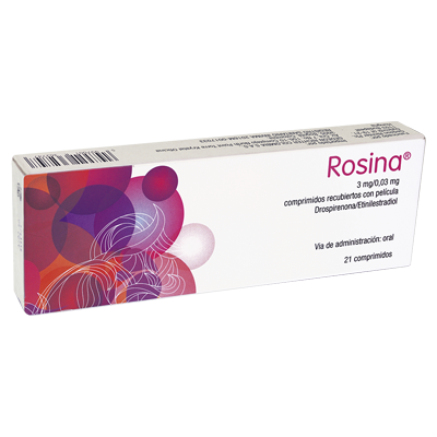 ROSINA 3 MG/0,03 MG Tabletas recubiertas