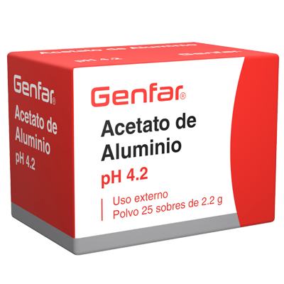 ACETATO DE ALUMINIO GENFAR Polvo