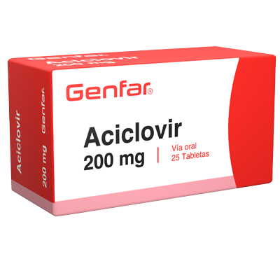 ACICLOVIR GENFAR TABLETAS 200MG Tabletas